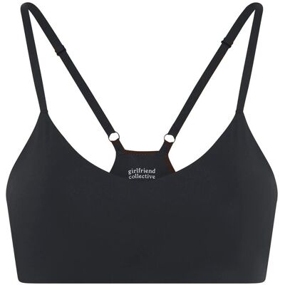 Girlfriend Collective V-Neck Bralette 5XL Black 5XL Girlfriend Collective V-Neck Bralette 5XL Black 5XL