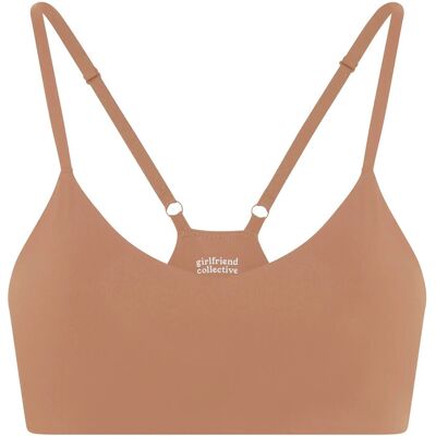 Girlfriend Collective V-Neck Bralette XXXXL Beige XXXXL Girlfriend Collective V-Neck Bralette XXXXL Beige XXXXL