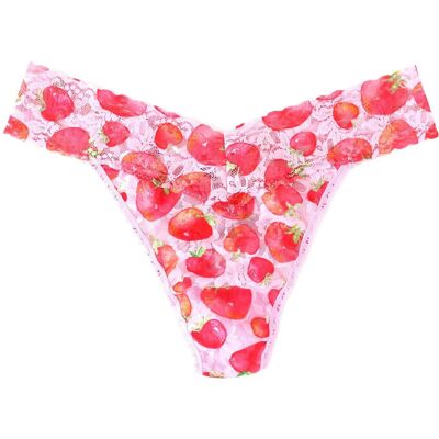 Hanky Panky Strawberry Fields, Original Rise Thong ONE SIZE Pink ONE SIZE Hanky Panky Strawberry Fields, Original Rise Thong ONE SIZE Pink ONE SIZE