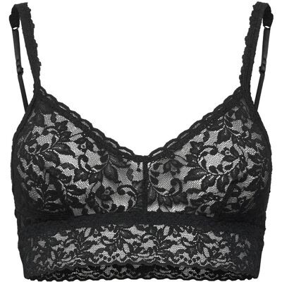 Hanky Panky Retro Lace V-Neck Retro Bralette S Black S Hanky Panky Retro Lace V-Neck Retro Bralette S Black S