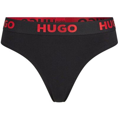 HUGO Thong Sporty Logo XS Black XS HUGO Thong Sporty Logo XS Black XS