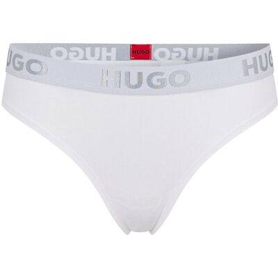 HUGO Thong Sporty Logo XS White XS HUGO Thong Sporty Logo XS White XS