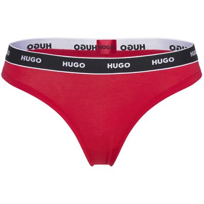 HUGO Thong Stripe Pyp L Red L HUGO Thong Stripe Pyp L Red L