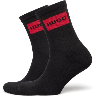 HUGO 2P Qs Rib Label Cc W 35-38 Black 35-38 HUGO 2P Qs Rib Label Cc W 35-38 Black 35-38