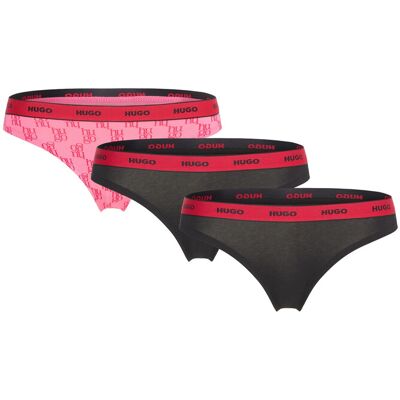 HUGO Triplet Thong Design L Pink L HUGO Triplet Thong Design L Pink L