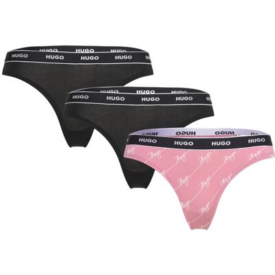 HUGO Triplet Thong Design XL Grey XL HUGO Triplet Thong Design XL Grey XL