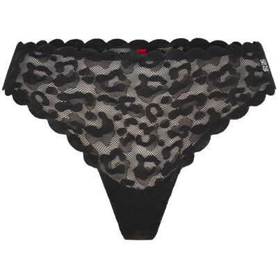 HUGO Thong Leo Lace XS Black XS HUGO Thong Leo Lace XS Black XS