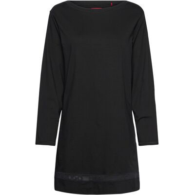 HUGO Mesh Logo Nighty XS Black XS HUGO Mesh Logo Nighty XS Black XS