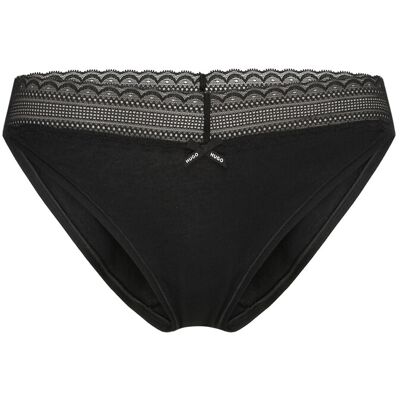 HUGO Triplet Lace Brief XS Black XS HUGO Triplet Lace Brief XS Black XS