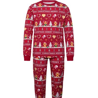 Happy Seasons Christmas Cookie Pyjamas Red XXL Red XXL Happy Seasons Christmas Cookie Pyjamas Red XXL Red XXL