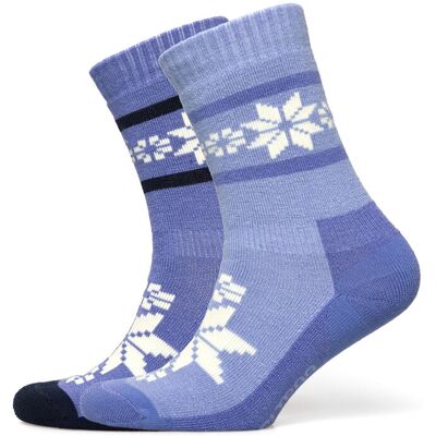 Kari Traa Rusa Sock 2Pk 36-38 Blue 36-38 Kari Traa Rusa Sock 2Pk 36-38 Blue 36-38