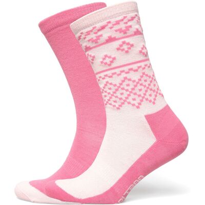 Kari Traa Ragna Hiking Sock 2Pk 39-41 Pink 39-41 Kari Traa Ragna Hiking Sock 2Pk 39-41 Pink 39-41
