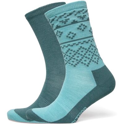 Kari Traa Ragna Hiking Sock 2Pk 36-38 Patterned 36-38 Kari Traa Ragna Hiking Sock 2Pk 36-38 Patterned 36-38
