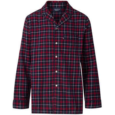 Lexington Home Miranda Organic Cotton Checked Flannel Pajama Set XS Red XS Lexington Home Miranda Organic Cotton Checked Flannel Pajama Set XS Red XS