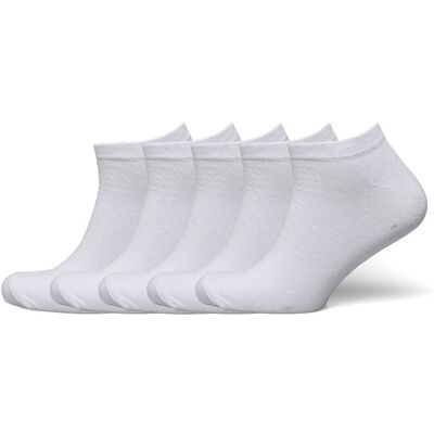 Lindbergh 5 Pk Low Cut Sock 40-47 White 40-47 Lindbergh 5 Pk Low Cut Sock 40-47 White 40-47