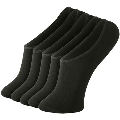 Lindbergh 5 Pack Bamboo Socklet 40-41 Black 40-41 Lindbergh 5 Pack Bamboo Socklet 40-41 Black 40-41