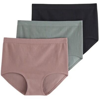 Lindex Brief Sally High Seam 3 Pack S Patterned S Lindex Brief Sally High Seam 3 Pack S Patterned S