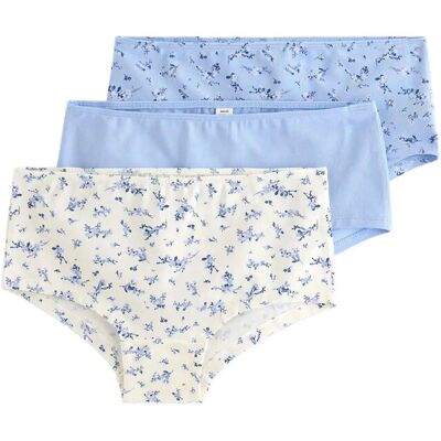 Lindex 3-Pack Hipster Briefs 128 Blue 128 Lindex 3-Pack Hipster Briefs 128 Blue 128
