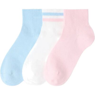 Lindex 3-Pack High Ankle Socks 34/36 Pink 34/36 Lindex 3-Pack High Ankle Socks 34/36 Pink 34/36