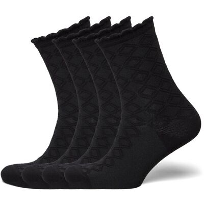 Lindex Sock 4 P Structures 36/38 Black 36/38 Lindex Sock 4 P Structures 36/38 Black 36/38