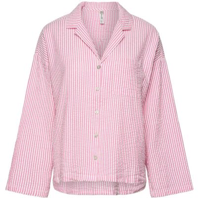 Lindex Pyjama Shirt In Seersucker S Pink S Lindex Pyjama Shirt In Seersucker S Pink S