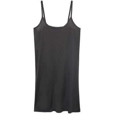 Mango Micro-Modal Nightgown With Straps S Grey S Mango Micro-Modal Nightgown With Straps S Grey S