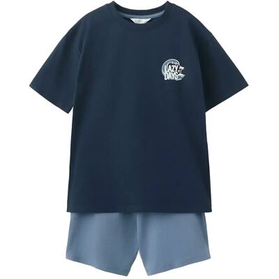 Mango Short Pyjama Combo Set 13-14 Navy 13-14 Mango Short Pyjama Combo Set 13-14 Navy 13-14