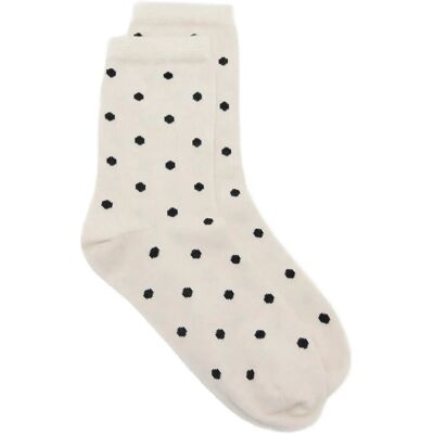Mango Polka Dot Socks ONE SIZE Cream ONE SIZE Mango Polka Dot Socks ONE SIZE Cream ONE SIZE