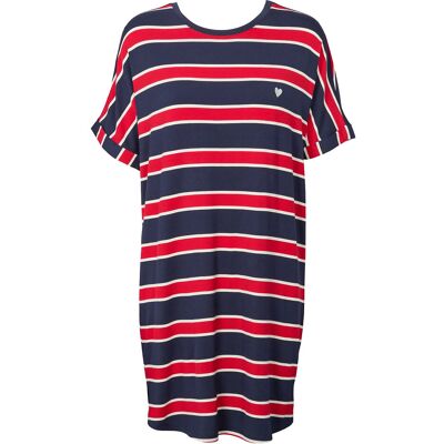 Missya Softness Stripe Big Shirt XS Navy XS Missya Softness Stripe Big Shirt XS Navy XS