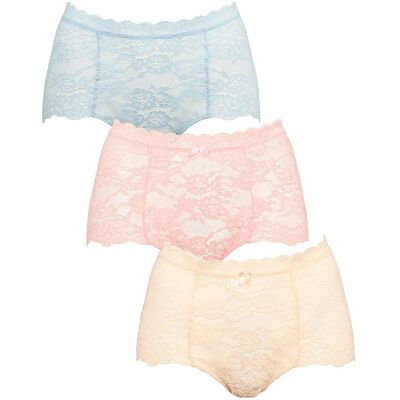 Missya Lace Maxi 3-Pack M Blue M Missya Lace Maxi 3-Pack M Blue M
