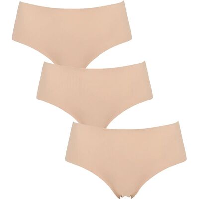 Missya Seamless Tai 3-Pack Cotton L Beige L Missya Seamless Tai 3-Pack Cotton L Beige L