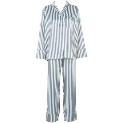 Missya Leo Sateen Pyjamas Aop XL Blue XL Missya Leo Sateen Pyjamas Aop XL Blue XL