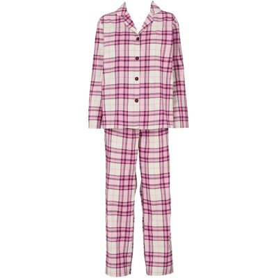 Missya Check Flannel Pyjamas XS Pink XS Missya Check Flannel Pyjamas XS Pink XS