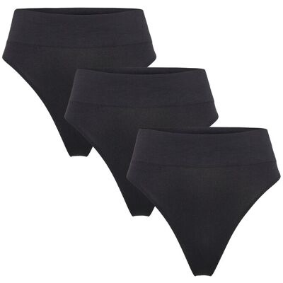 Missya Lucia High String 3Pack XL Black XL Missya Lucia High String 3Pack XL Black XL