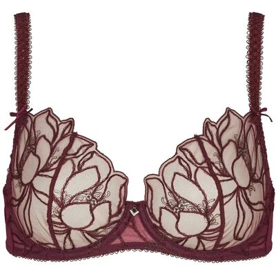 Missya Emily Wire Bra C x 80 Burgundy C x 80 Missya Emily Wire Bra C x 80 Burgundy C x 80