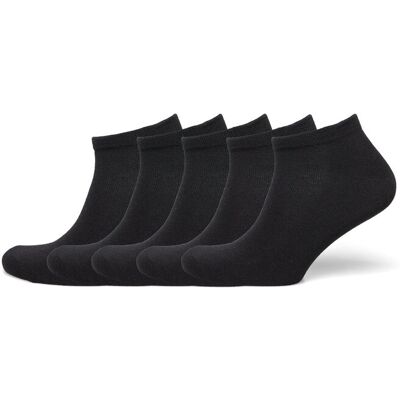 NORVIG 5-Pack Ladies Footie 36/40 Black 36/40 NORVIG 5-Pack Ladies Footie 36/40 Black 36/40