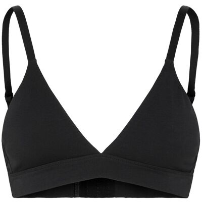 Organic Basics Core Triangle Bra XS Black XS Organic Basics Core Triangle Bra XS Black XS