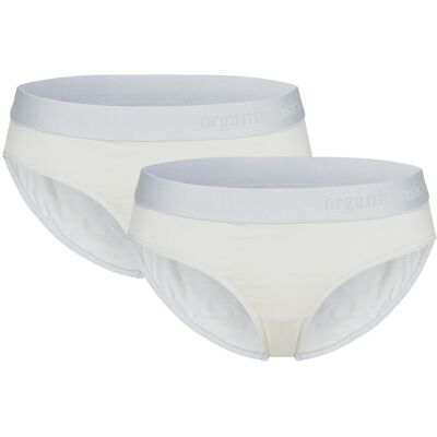Organic Basics Soft Touch Briefs 2-Pack L Cream L Organic Basics Soft Touch Briefs 2-Pack L Cream L