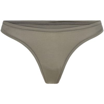 Organic Basics Soft Touch Veil Thong M Khaki M Organic Basics Soft Touch Veil Thong M Khaki M