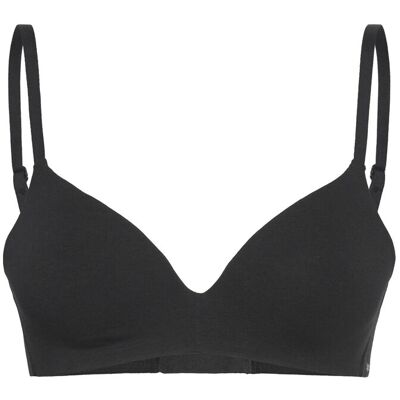 Organic Basics Core Wireless Plunge Bra D x 80 Black D x 80 Organic Basics Core Wireless Plunge Bra D x 80 Black D x 80