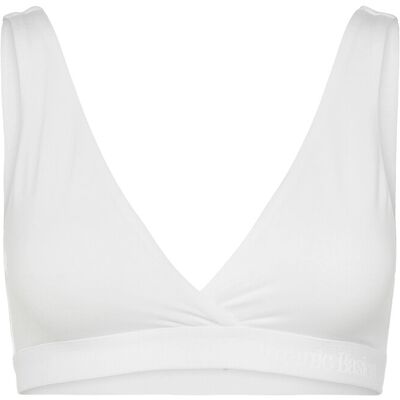 Organic Basics Soft Touch Basic Bralette XXS White XXS Organic Basics Soft Touch Basic Bralette XXS White XXS