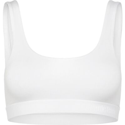 Organic Basics Soft Touch Scoop Neck Bralette XXS White XXS Organic Basics Soft Touch Scoop Neck Bralette XXS White XXS