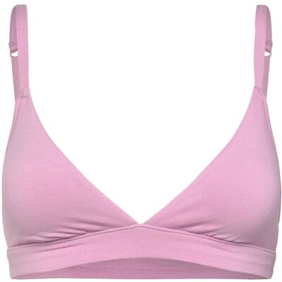 Organic Basics Flex Triangle Bralette XS Pink XS Organic Basics Flex Triangle Bralette XS Pink XS