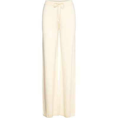 Organic Basics Soft Knit Straight Leg Pants XXS Cream XXS Organic Basics Soft Knit Straight Leg Pants XXS Cream XXS