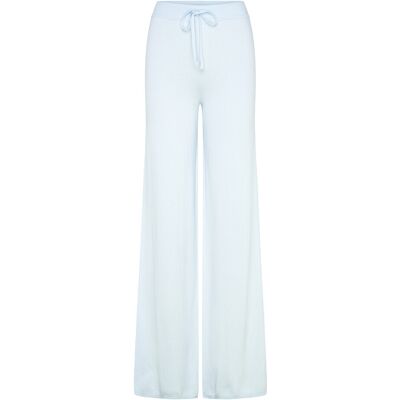 Organic Basics Soft Knit Straight Leg Pants L Blue L Organic Basics Soft Knit Straight Leg Pants L Blue L