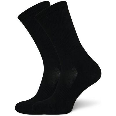 Organic Basics Core Tennis Crew Socks 3-Pack 35-38 Black 35-38 Organic Basics Core Tennis Crew Socks 3-Pack 35-38 Black 35-38