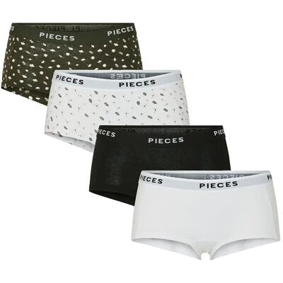 Pieces Pclogo Lady 4 Pack Aop/Solid Noos Bc S Patterned S Pieces Pclogo Lady 4 Pack Aop/Solid Noos Bc S Patterned S