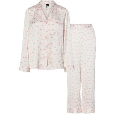 Pieces Pcjytte Satin Night Set Wvn XS Pink XS Pieces Pcjytte Satin Night Set Wvn XS Pink XS