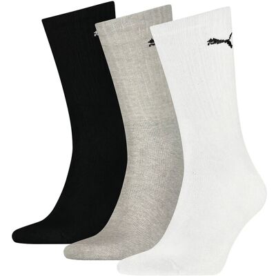 Puma Unisex Light Crew Sock 3P 43-46 Patterned 43-46 Puma Unisex Light Crew Sock 3P 43-46 Patterned 43-46