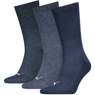 Puma Unisex Cushioned Next Crew 3P 35-38 Blue 35-38 Puma Unisex Cushioned Next Crew 3P 35-38 Blue 35-38
